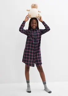 Camicia da notte in flanella morbida con abbottonatura, bonprix Camicia da notte in flanella morbida con abbottonatura, bonprix