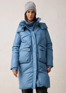 Piumino lungo idrorepellente con piume riciclate, bonprix Piumino lungo idrorepellente con piume riciclate, bonprix