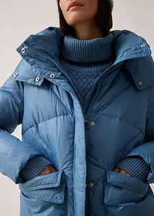 Piumino lungo idrorepellente con piume riciclate, bonprix Piumino lungo idrorepellente con piume riciclate, bonprix