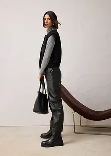 Blazer smanicato con percentuale di lana, bonprix Blazer smanicato con percentuale di lana, bonprix