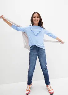 Jeans termici con fodera di jersey, vita media, bonprix Jeans termici con fodera di jersey, vita media, bonprix