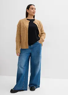 Maglia a maniche lunghe in puro cotone biologico, bonprix Maglia a maniche lunghe in puro cotone biologico, bonprix