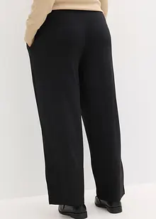 Pantaloni in jersey con inserti di satin, bonprix Pantaloni in jersey con inserti di satin, bonprix