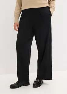 Pantaloni in jersey con inserti di satin, bonprix Pantaloni in jersey con inserti di satin, bonprix