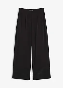 Pantaloni in jersey con inserti di satin, bonprix Pantaloni in jersey con inserti di satin, bonprix
