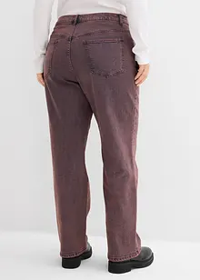 Pantaloni in twill con effetto slavato, bonprix Pantaloni in twill con effetto slavato, bonprix