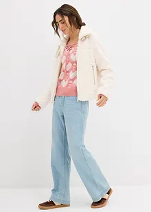 Maglione in filato fine jacquard, bonprix Maglione in filato fine jacquard, bonprix