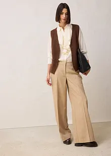 Gilet in filato grosso con lana d'alpaca, bonprix Gilet in filato grosso con lana d'alpaca, bonprix