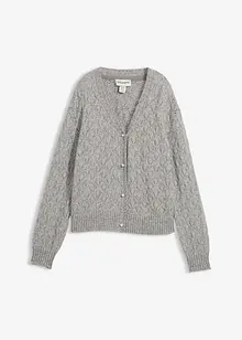 Cardigan traforato con lana, bonprix Cardigan traforato con lana, bonprix