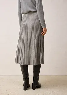 Gonna di maglia con lana merino, bonprix Gonna di maglia con lana merino, bonprix