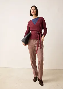 Cardigan incrociato con lana merino, bonprix Cardigan incrociato con lana merino, bonprix