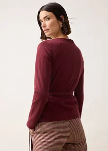 Cardigan incrociato con lana merino, bonprix Cardigan incrociato con lana merino, bonprix