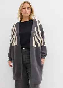 Maxi cardigan zebrato, bonprix Maxi cardigan zebrato, bonprix