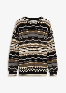 Maglione in  filato grosso di puro cotone, bonprix Maglione in  filato grosso di puro cotone, bonprix