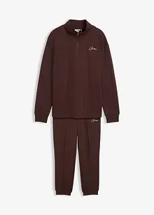 Tuta sportiva in puro cotone (set 2 pezzi), loose fit, bonprix Tuta sportiva in puro cotone (set 2 pezzi), loose fit, bonprix