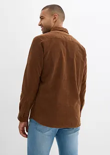 Camicia di velluto a coste con fodera calda in pile, bonprix Camicia di velluto a coste con fodera calda in pile, bonprix