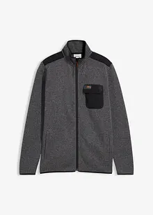 Giacca di pile lavorato a maglia, bonprix Giacca di pile lavorato a maglia, bonprix