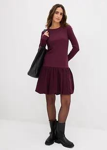 Abito in maglina con gonna a palloncino, bonprix Abito in maglina con gonna a palloncino, bonprix