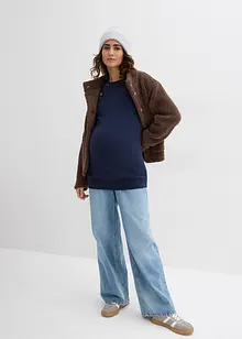 Maglione prémaman / da allattamento 2 in 1 in puro cotone biologico, bonprix Maglione prémaman / da allattamento 2 in 1 in puro cotone biologico, bonprix