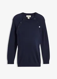 Maglione prémaman / da allattamento 2 in 1 in puro cotone biologico, bonprix Maglione prémaman / da allattamento 2 in 1 in puro cotone biologico, bonprix