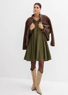 Abito in flanella di puro cotone, bonprix Abito in flanella di puro cotone, bonprix