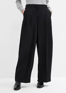 Pantaloni con pinces, girovita comodo e spacchetti, bonprix Pantaloni con pinces, girovita comodo e spacchetti, bonprix