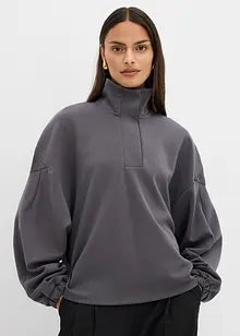 Felpa oversize in tessuto effetto neoprene, bonprix Felpa oversize in tessuto effetto neoprene, bonprix