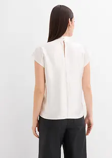 Top in satin con collo a mezza altezza, bonprix Top in satin con collo a mezza altezza, bonprix