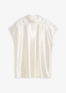 Top in satin con collo a mezza altezza, bonprix Top in satin con collo a mezza altezza, bonprix