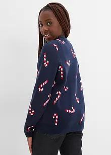 Maglione in filato fine con motivo natalizio, bonprix Maglione in filato fine con motivo natalizio, bonprix