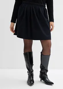 Gonna a pieghe in misto viscosa leggermente lucido, bonprix Gonna a pieghe in misto viscosa leggermente lucido, bonprix