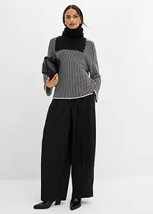 Maglione accollato in misto viscosa, bonprix Maglione accollato in misto viscosa, bonprix