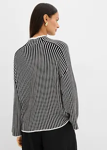 Maglione accollato in misto viscosa, bonprix Maglione accollato in misto viscosa, bonprix