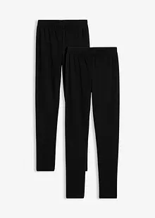 Leggings termici in misto cotone elasticizzato (pacco da 3), bonprix Leggings termici in misto cotone elasticizzato (pacco da 3), bonprix