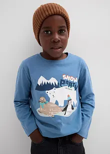 Maglia a maniche lunghe con cotone biologico (pacco da 3), bonprix Maglia a maniche lunghe con cotone biologico (pacco da 3), bonprix