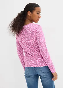 Maglia a maniche lunghe in puro cotone biologico (pacco da 3), bonprix Maglia a maniche lunghe in puro cotone biologico (pacco da 3), bonprix