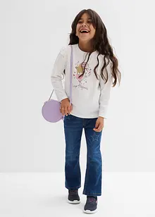 Maglia a maniche lunghe in misto cotone biologico elasticizzato (pacco da 2), bonprix Maglia a maniche lunghe in misto cotone biologico elasticizzato (pacco da 2), bonprix