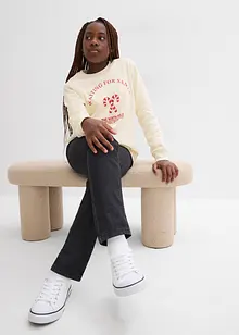 Felpa in puro cotone biologico, bonprix Felpa in puro cotone biologico, bonprix