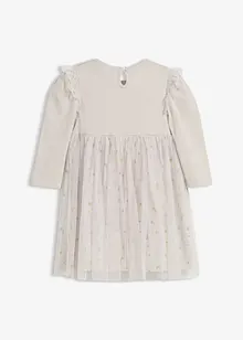 Abito con body, ruche e tulle, bonprix Abito con body, ruche e tulle, bonprix