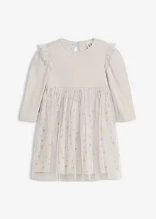 Abito con body, ruche e tulle, bonprix Abito con body, ruche e tulle, bonprix