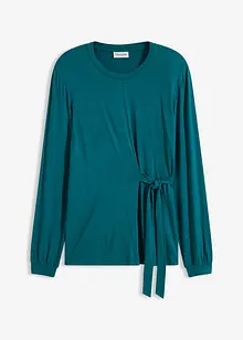 Maglia a maniche lunghe in misto viscosa morbido, bonprix Maglia a maniche lunghe in misto viscosa morbido, bonprix