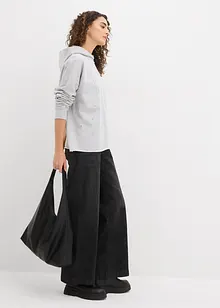 Felpa oversize con cappuccio e pietre decorative, bonprix Felpa oversize con cappuccio e pietre decorative, bonprix