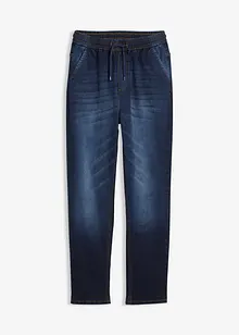 Jeans termici regular fit con elastico in vita e fodera in jersey, straight, bonprix Jeans termici regular fit con elastico in vita e fodera in jersey, straight, bonprix