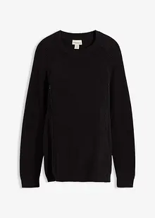 Maglione prémaman con funzione discreta per l'allattamento, bonprix Maglione prémaman con funzione discreta per l'allattamento, bonprix