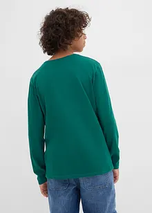 Maglia a maniche lunghe con motivo natalizio di Snoopy in puro cotone, Peanuts Maglia a maniche lunghe con motivo natalizio di Snoopy in puro cotone, Peanuts