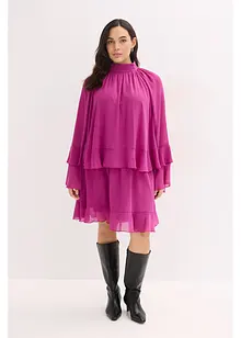 Abito in chiffon con volant, bonprix Abito in chiffon con volant, bonprix