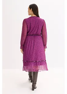 Abito midi in jersey e mesh, bonprix Abito midi in jersey e mesh, bonprix