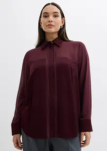 Camicia con inserto di satin, bonprix Camicia con inserto di satin, bonprix