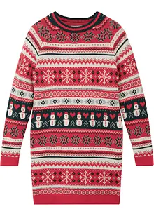 Abito in maglia con motivi invernali, bonprix Abito in maglia con motivi invernali, bonprix