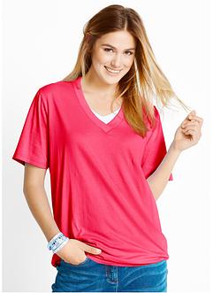 Maglia lunga con scollo a V (pacco da 5) a manica corta, bpc bonprix collection Maglia lunga con scollo a V (pacco da 5) a manica corta, bpc bonprix collection